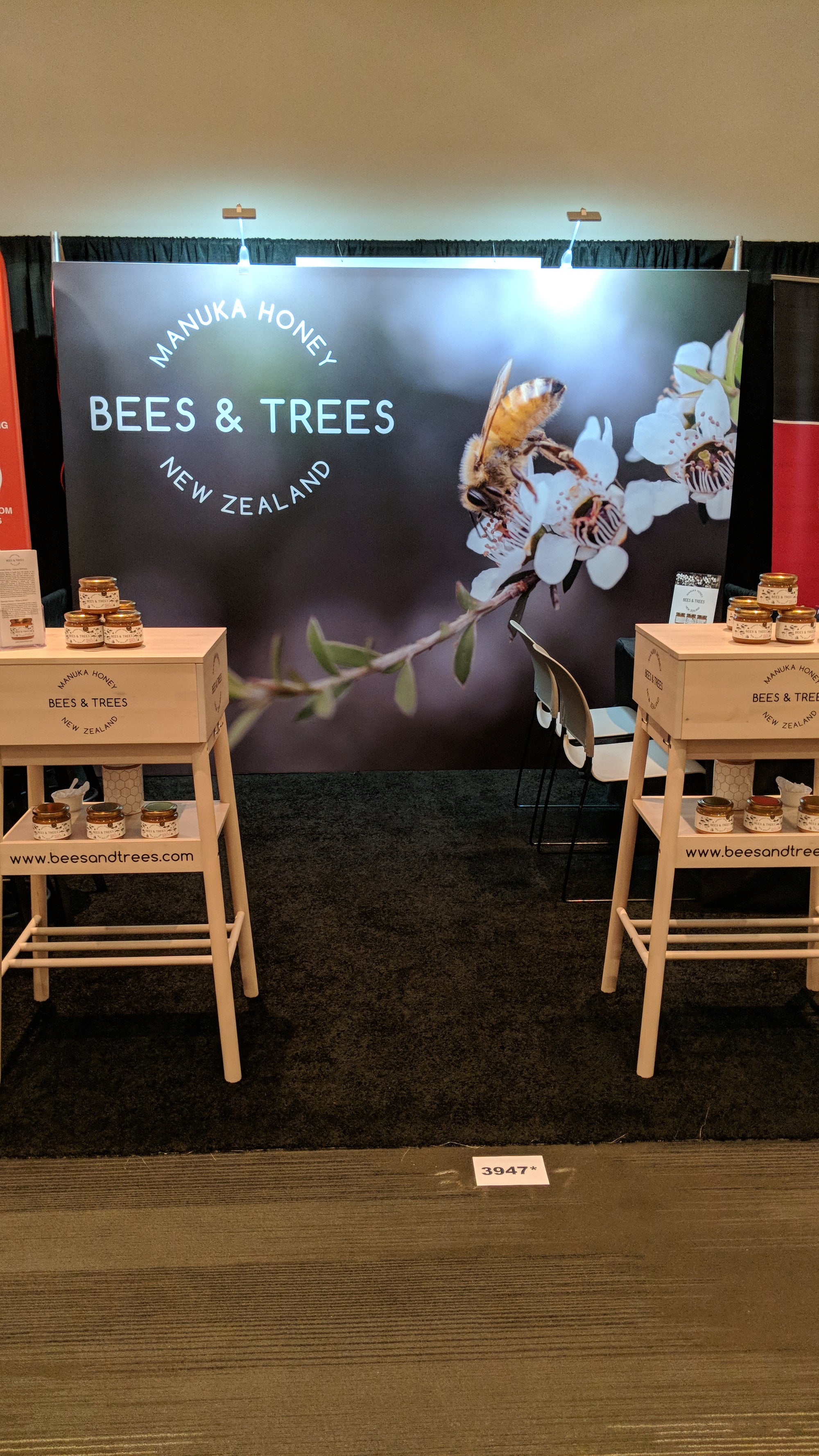 Bees & Trees Tradeshow Booth