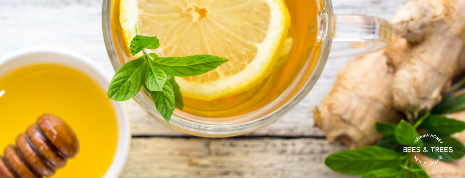 Manuka Honey and Lemon with Ginger Tea