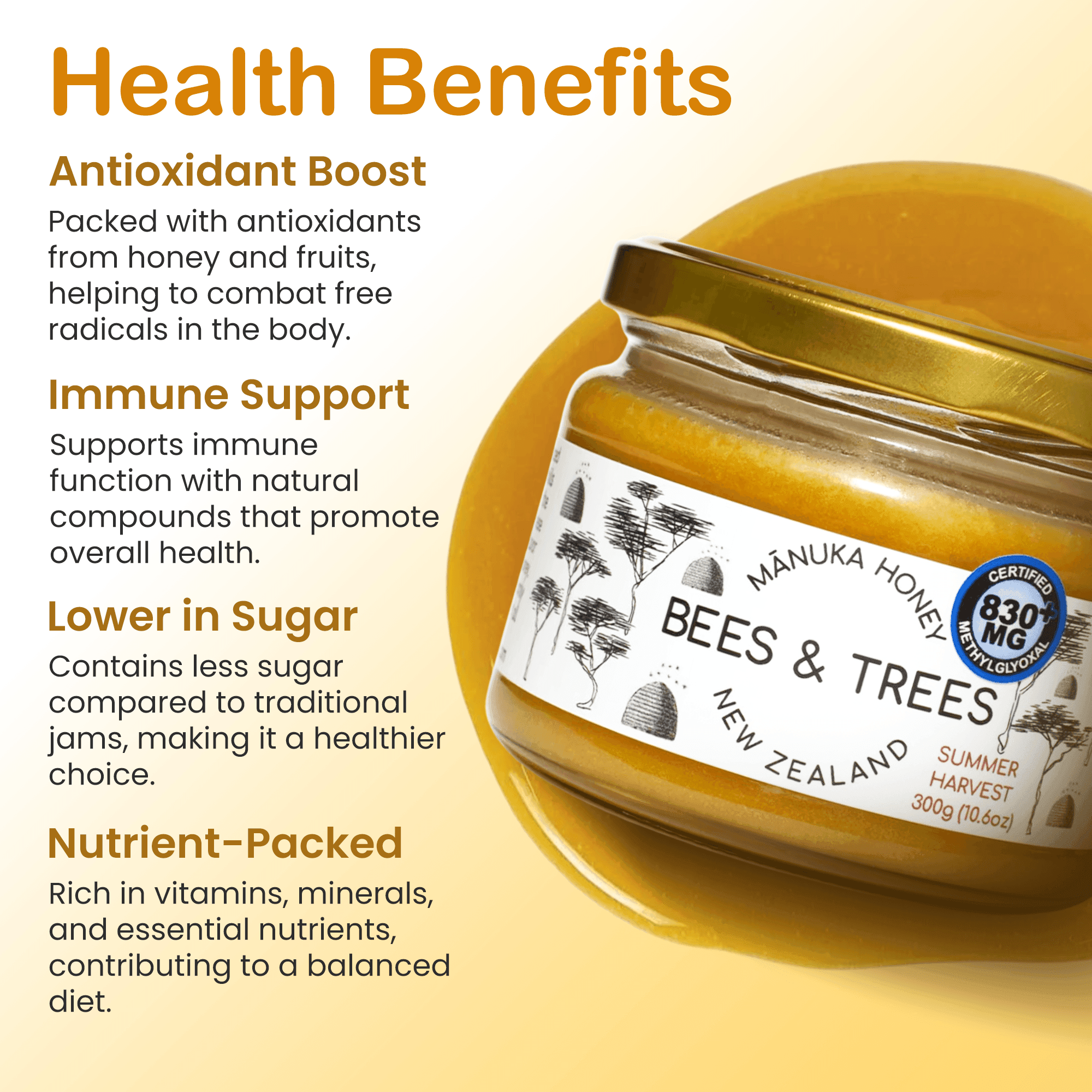 その他 Incantum Manuka Honey MGO550+ Manuka Honey 550+ MGO/kg (16+ equivalent) 380g/13.3oz